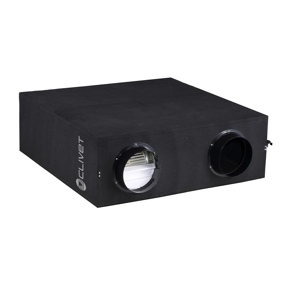 Ventilatie-unit met warmteterugwinning, type D500 Incl. controller